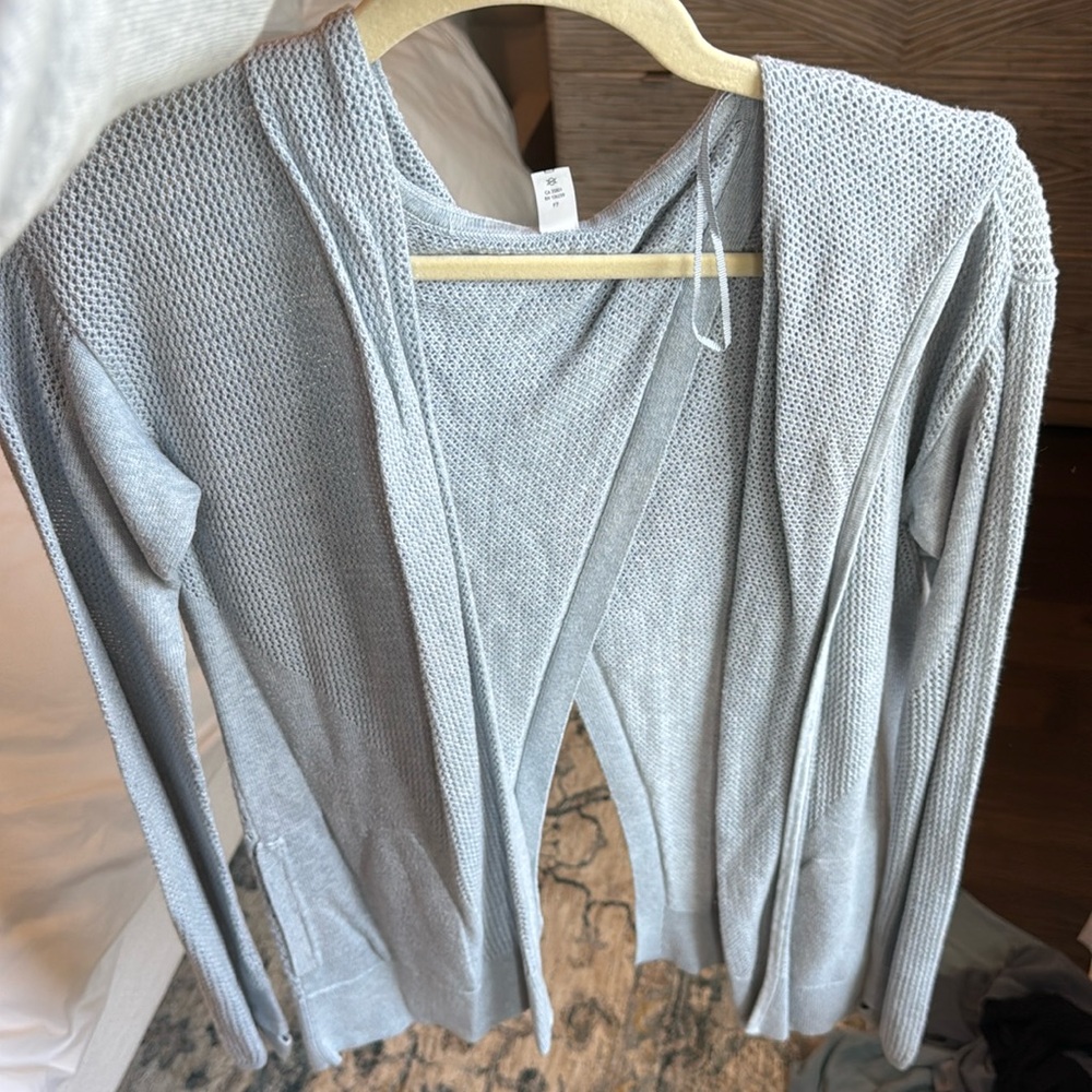 Lululemon open back cardigan